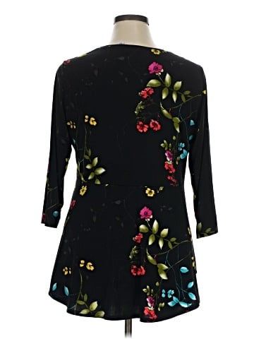 Susan Graver 3/4 Sleeve T-Shirt (view 2)