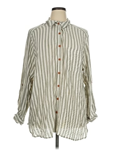 Jane and Delancey Long Sleeve Button-Down Shirt (view 1)