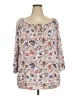 Como Blu 100% Rayon Tan 3/4 Sleeve Blouse Size 2X - photo 1