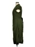Old Navy 100% Rayon Solid Green Casual Dress Size XL - photo 5