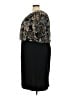 Connected Apparel Paisley Black Cocktail Dress Size 22 - photo 5