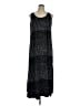 Marla Wynne 100% Polyester Stripes Black Gray Casual Dress Size XL - photo 1