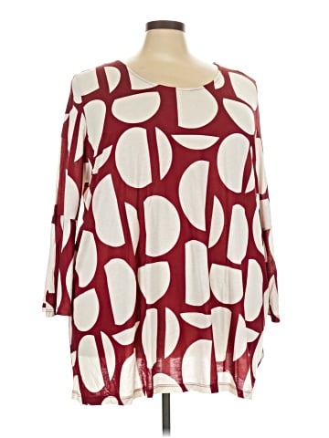 Ellos 3/4 Sleeve Blouse (view 1)