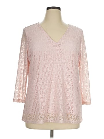 Ruby Rd. 3/4 Sleeve Blouse (view 1)