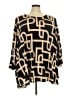 Ellos 100% Rayon Gold 3/4 Sleeve Blouse Size 3X - photo 1