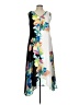 Grace Elements 100% Polyester Graphic White Cocktail Dress Size L - photo 1