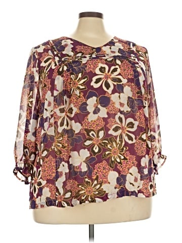 Avenue 3/4 Sleeve Blouse (view 1)