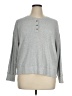 Lou & Grey Gray Pullover Sweater Size XL Petite - photo 1