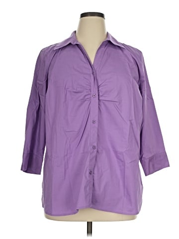 Covington 3/4 Sleeve Button-Down Shirt (view 1)