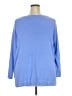 Fresh Produce 100% Cotton Blue Pullover Sweater Size 3X - photo 2