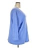 Fresh Produce 100% Cotton Blue Pullover Sweater Size 3X - photo 4