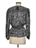 Maje Silver Long Sleeve Blouse Size Sm (1) - photo 2