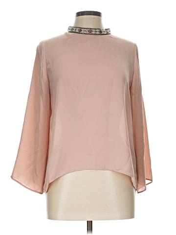 Zara Basic 3/4 Sleeve Blouse (view 1)