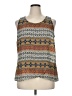 Roz & Ali 100% Polyester Gray Sleeveless Top Size XL - photo 1
