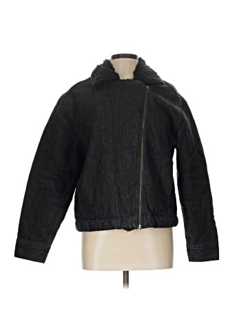 Madewell Sherpa Motorcycle Jean Jacket (view 1)