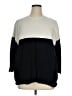 chic soul (chicsoul.com) Color Block Black Pullover Sweater Size XL - photo 1