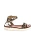 Mia Animal Print Gold Sandals Size 8 - photo 1