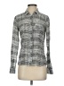 Halogen Tweed Gray Long Sleeve Button-Down Shirt Size XS - photo 1