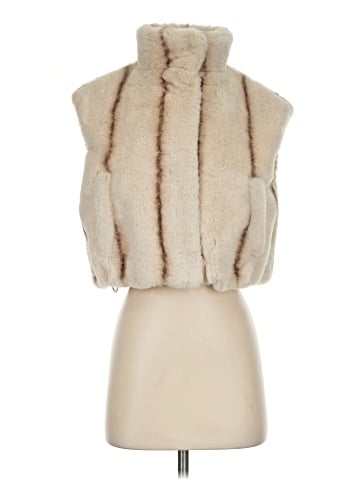 White House Black Market Faux Fur Vest (view 1)
