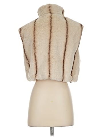 White House Black Market Faux Fur Vest (view 2)