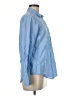 Topshop 100% Cotton Blue Long Sleeve Button-Down Shirt Size 6 - photo 4
