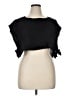Free People Black Short Sleeve Top Size XL - photo 1