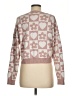 Debut Hearts Pink Pullover Sweater Size M - photo 2