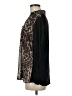 Peck & Peck 100% Polyester Animal Print Brown Long Sleeve Blouse Size M - photo 5
