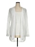Tahari 100% Linen White Cardigan Size 1X - photo 1