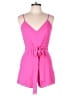 Vestique 100% Polyester Solid Pink Romper Size L - photo 1