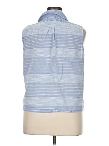 Anne Klein Sleeveless Button-Down Shirt (view 2)