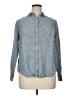 Everlane 100% Linen Blue Long Sleeve Button-Down Shirt Size 14 - photo 1