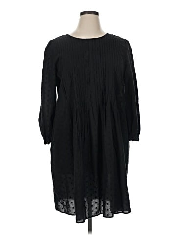 Madewell Embroidered Pintuck Mini Dress (view 1)