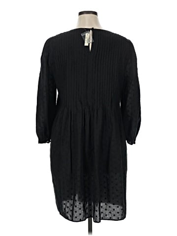Madewell Embroidered Pintuck Mini Dress (view 2)