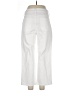 wonderly Floral White Jeans Size 10 - photo 2