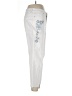 wonderly Floral White Jeans Size 10 - photo 4