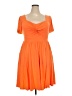Torrid Orange Casual Dress Size 2X Plus (2) - photo 1