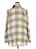 Torrid Plaid Tan Long Sleeve Button-Down Shirt Size 2X Plus (2) - photo 2