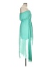 Annabelle 100% Polyester Teal Cocktail Dress Size L - photo 4