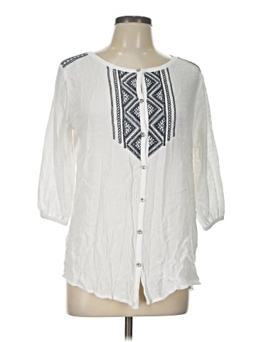 Onque Casuals 3/4 Sleeve Blouse (view 1)