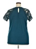 Torrid Teal Short Sleeve Top Size 2X Plus (2) - photo 2
