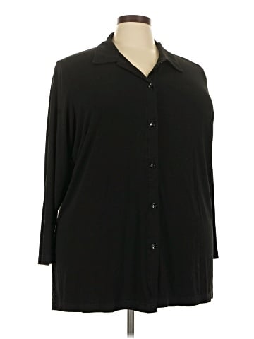 L.L.Bean 3/4 Sleeve Button-Down Shirt (view 1)