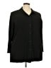 L.L.Bean Black 3/4 Sleeve Button-Down Shirt Size 3X - photo 1