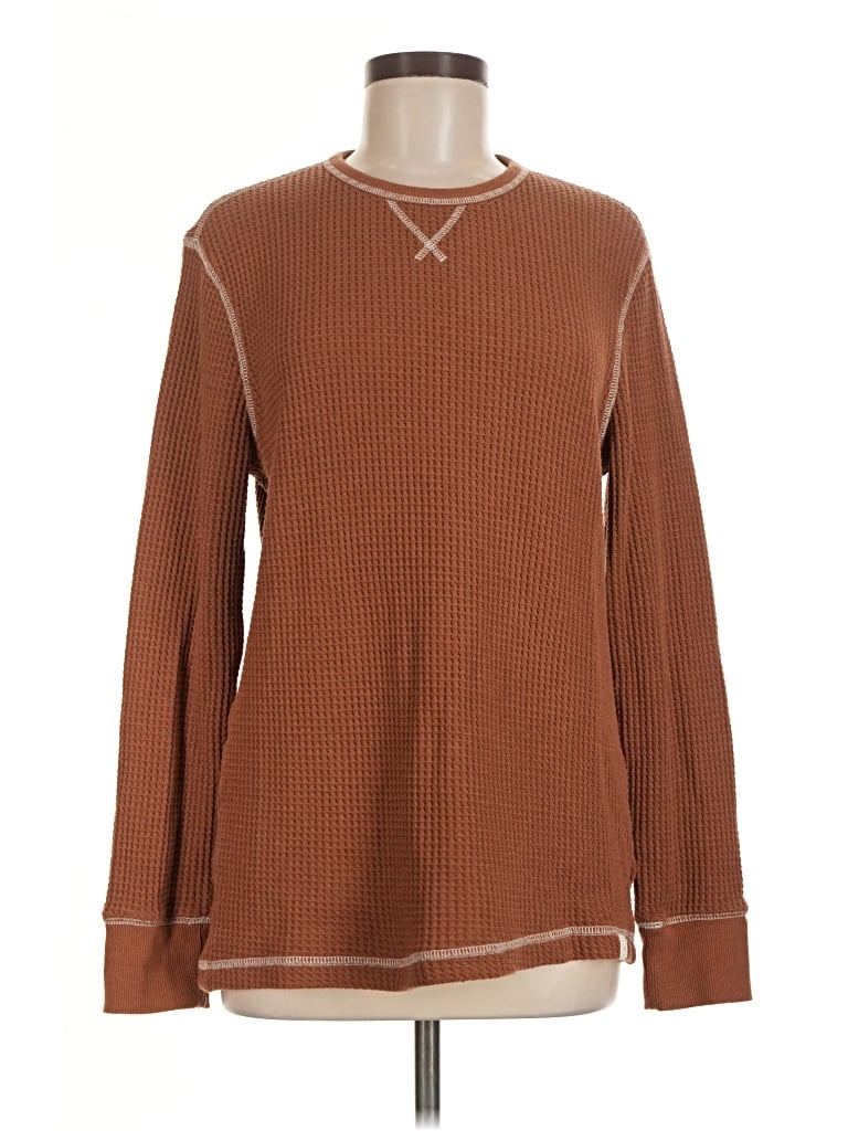 Pre-owned Upwest Long Sleeve T-shirt In Brown