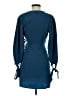 Topshop 100% Polyester Blue Casual Dress Size 4 - photo 2