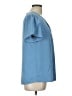 Funlingo 100% Polyester Blue Short Sleeve Blouse Size L - photo 4