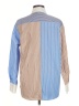 Sandro 100% Cotton Color Block Blue Long Sleeve Blouse Size M (estimated) - photo 2