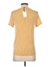 Ro & De Yellow Short Sleeve Top Size S - photo 2
