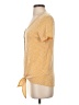 Ro & De Yellow Short Sleeve Top Size S - photo 5