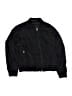 The North Face 100% Polyester Solid Black Track Jacket Size 7 - 8 - photo 1